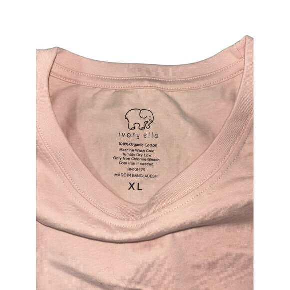 Ivory Ella XL Long Sleeve Pocket Tee - Picture 3 of 5